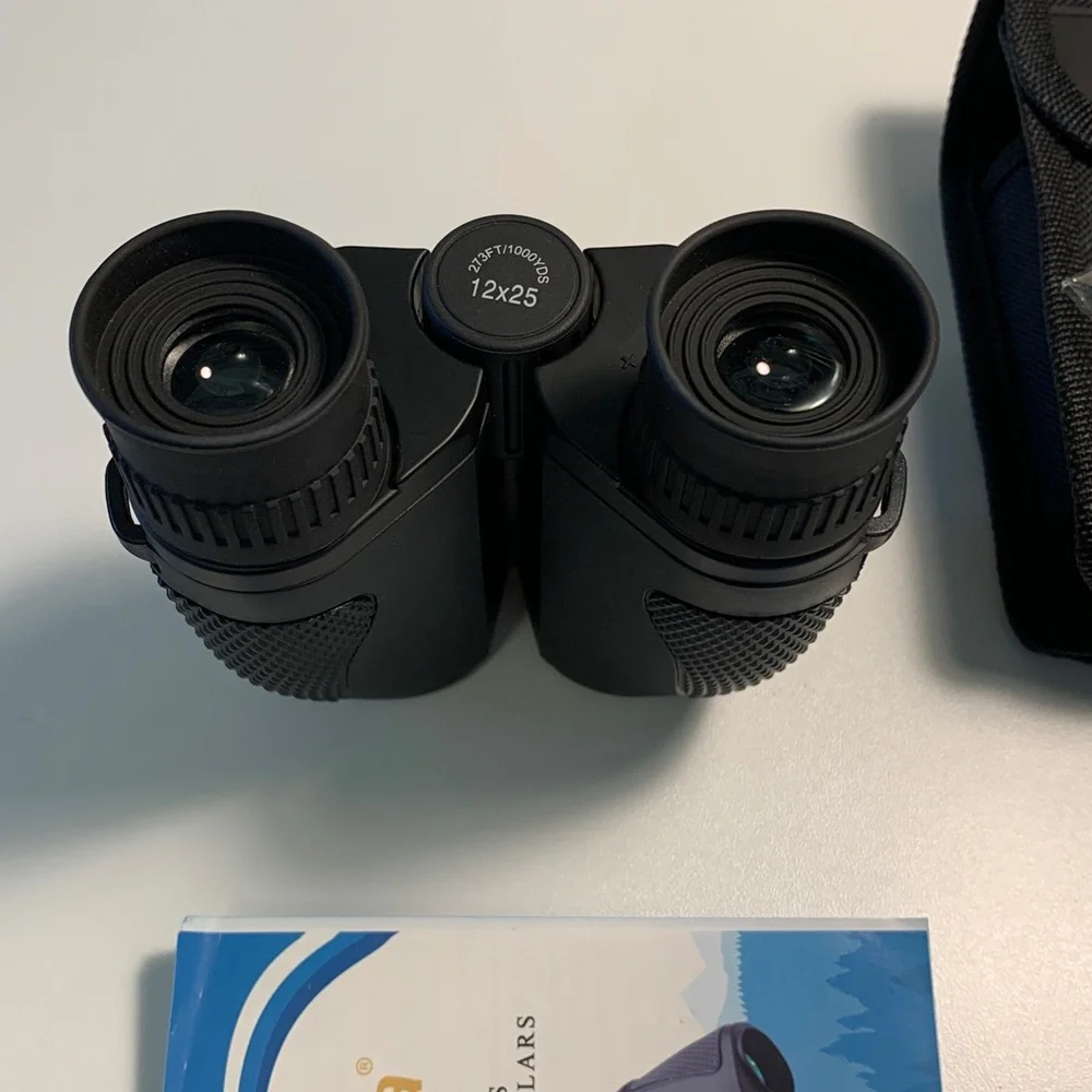 G4Free Bijia Compact Binoculars 12x25 Small Lightweight Outdoors Hiking Travel